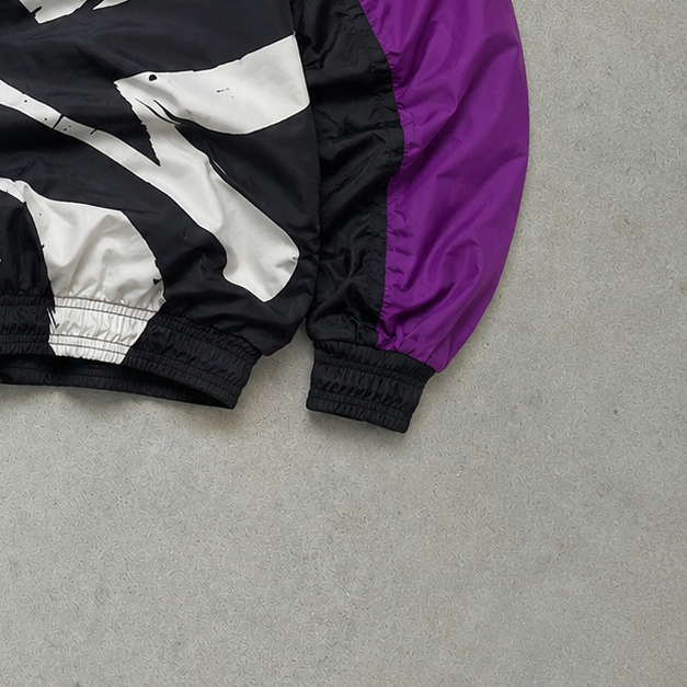 90s Y2K 1992 Nike Windbreaker Purple, Black Limited (M)