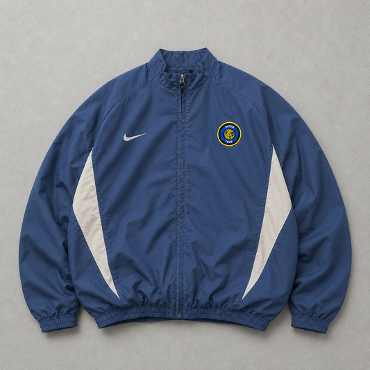 Nike Jacket Beige, Blau Rare (XL) Stitched Logo