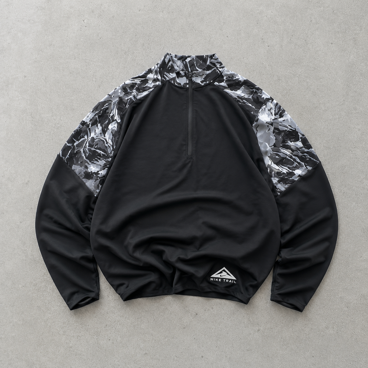 Nike Fleece Jacket Schwarz, Grau Limited (L) Stitched Logo