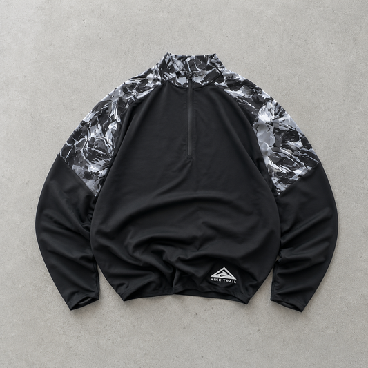 Nike Fleece Jacket Schwarz, Grau Limited (L) Stitched Logo