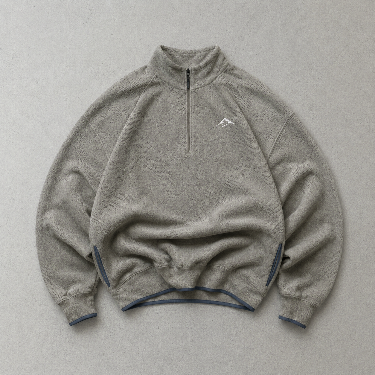 France Football Nike Streetwear Piece Grün, Grau Rare (L) Stitched Logo
