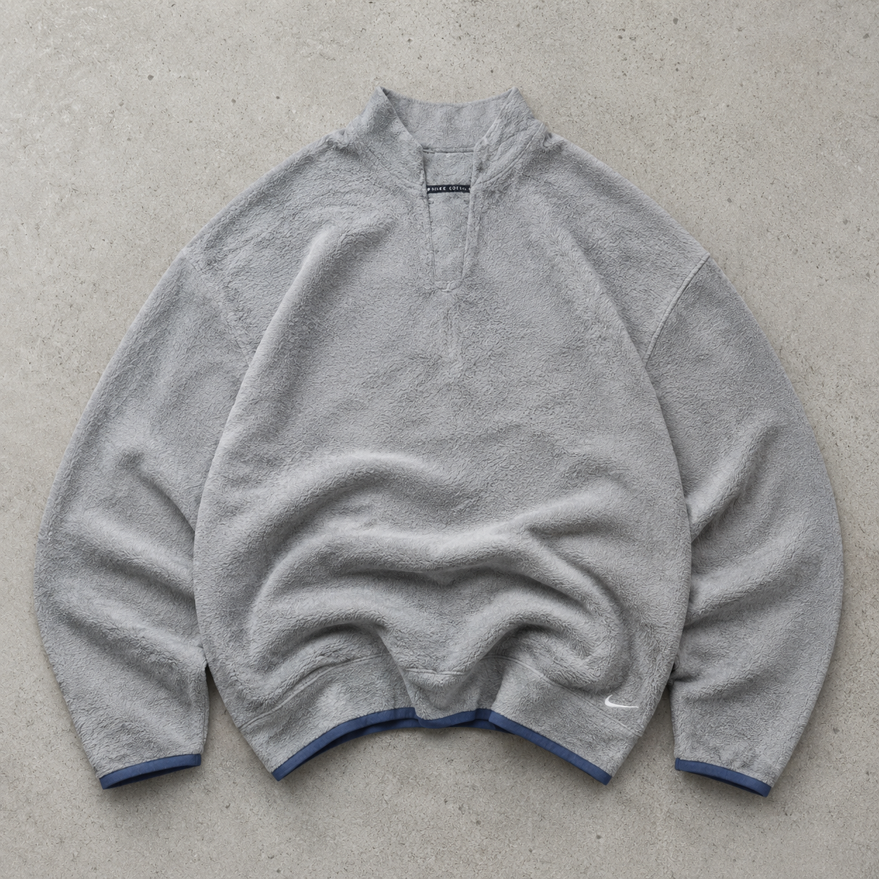 France Football Nike Streetwear Piece Grün, Grau Rare (L) Stitched Logo