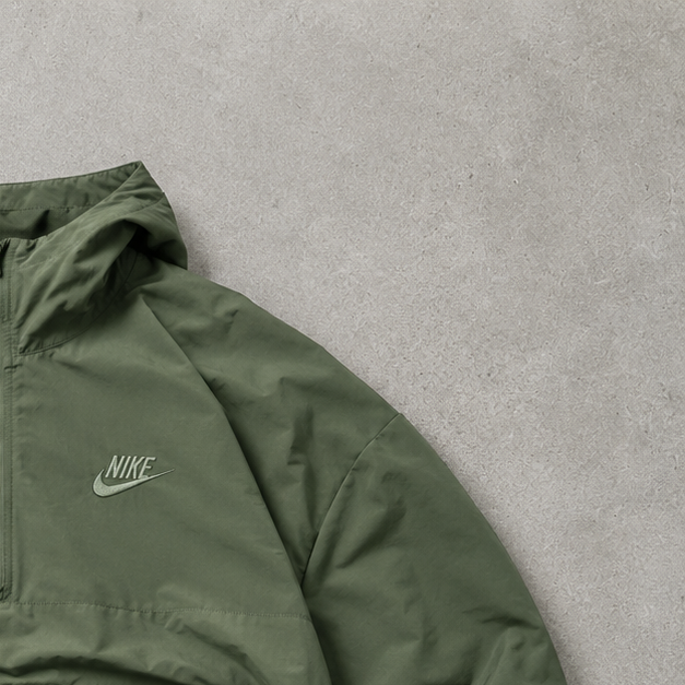 Nike Windbreaker Dunkelgrün, Khaki Rare (XS)