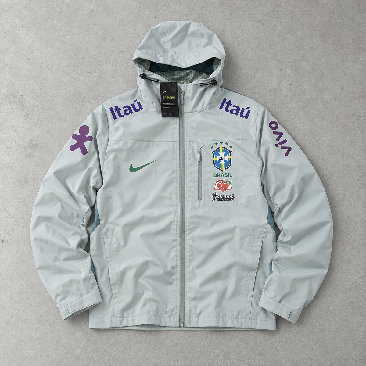 Brasilien Nike Jacket Mintgrün, Grün Limited (M)