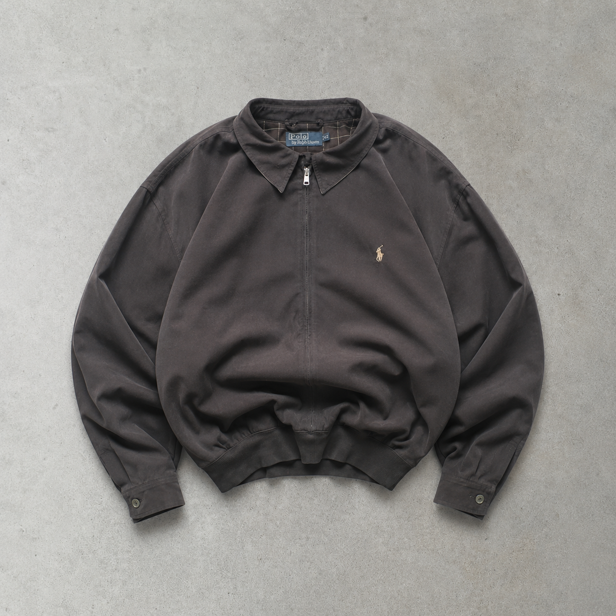 Ralph Lauren Jacket Black Beige Limited (M) Stitched Logo