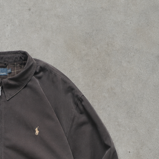 Ralph Lauren Jacket Black Beige Limited (M) Stitched Logo