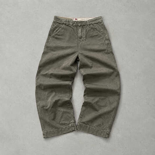 Vintage Armani Jeans Bootcut-Jeans Khaki Selten (S)
