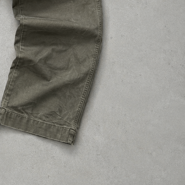 Vintage Armani Jeans Bootcut Jeans Khaki Rare (S)