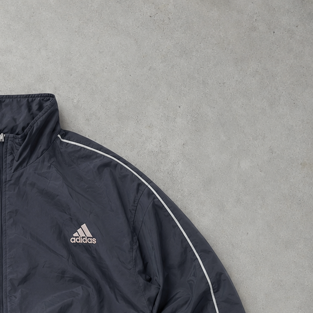Vintage Adidas Track Jacket Navy Rare (S)