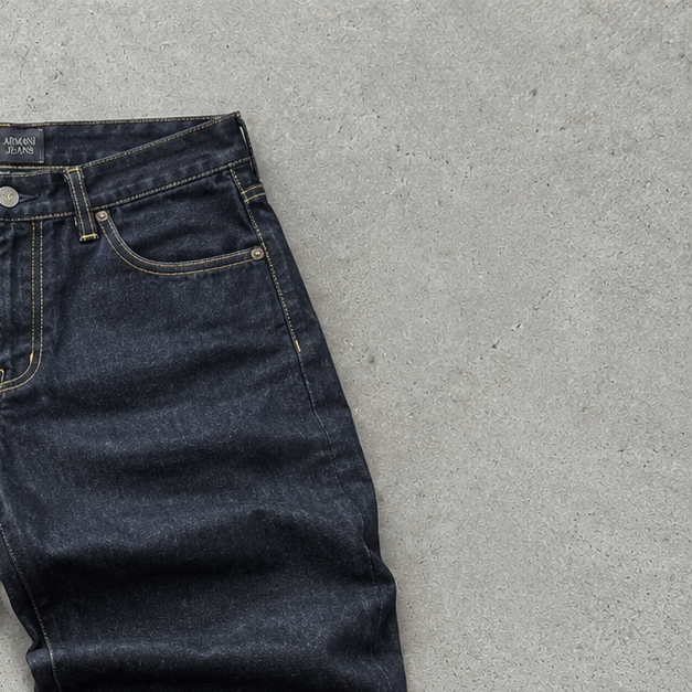 Y2K Armani Jeans Jeans Navy Rare (W34 | DE 50)