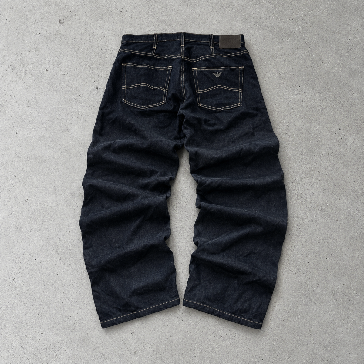 Y2K Armani Jeans Jeans Navy Rare (W34 | DE 50)