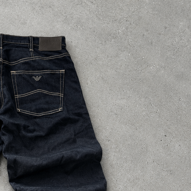 Y2K Armani Jeans Jeans Navy Rare (W34 | DE 50)