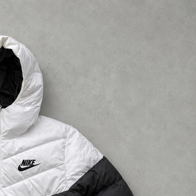 Doudoune Nike Noir / Blanc Rare (M)