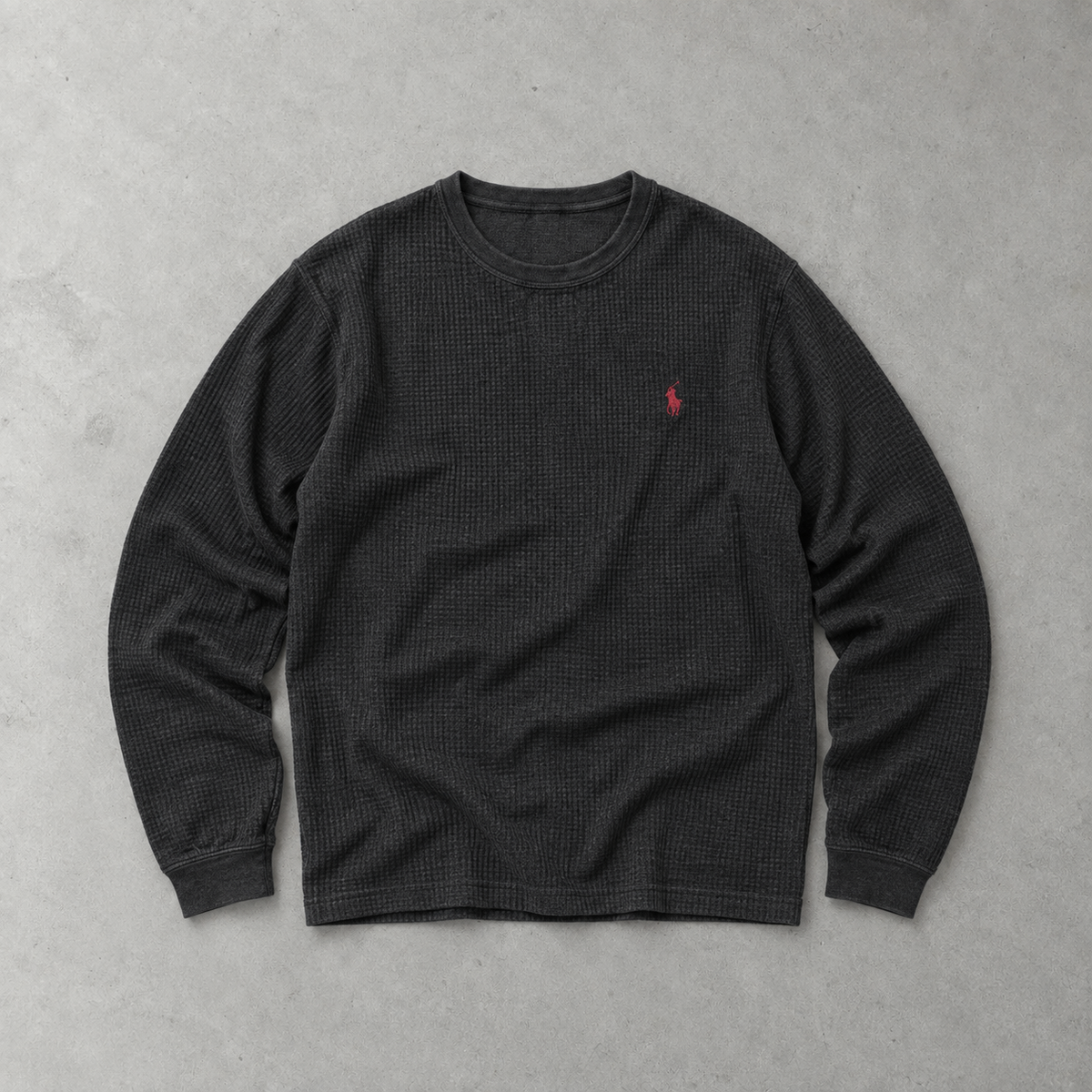 Polo Ralph Lauren Sweater Schwarz Rare (XXL) Stitched Logo