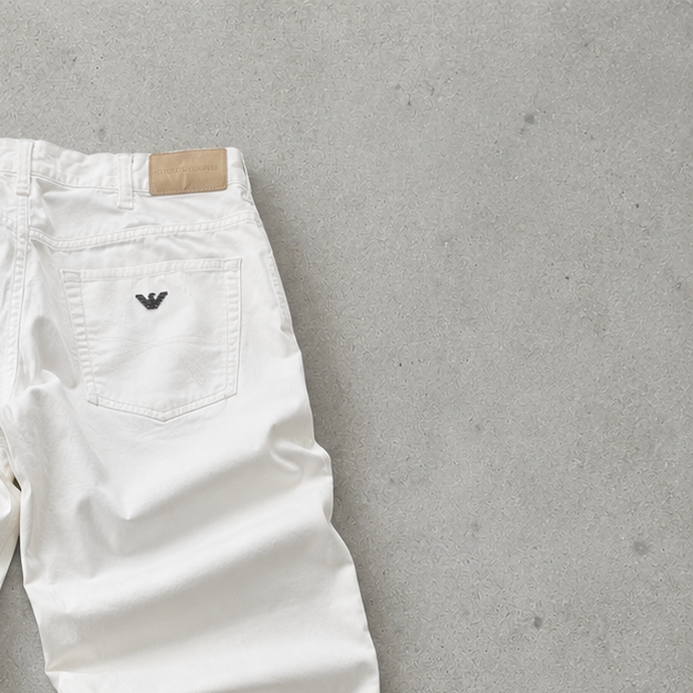 Armani Jeans Denim Pants White Limited (M)