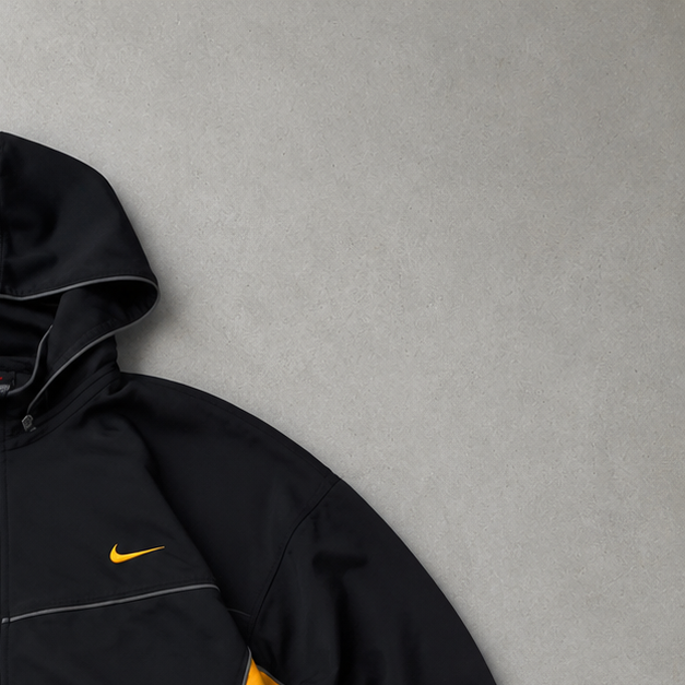 Y2K Nike Track Jacket Schwarz Limited (L)
