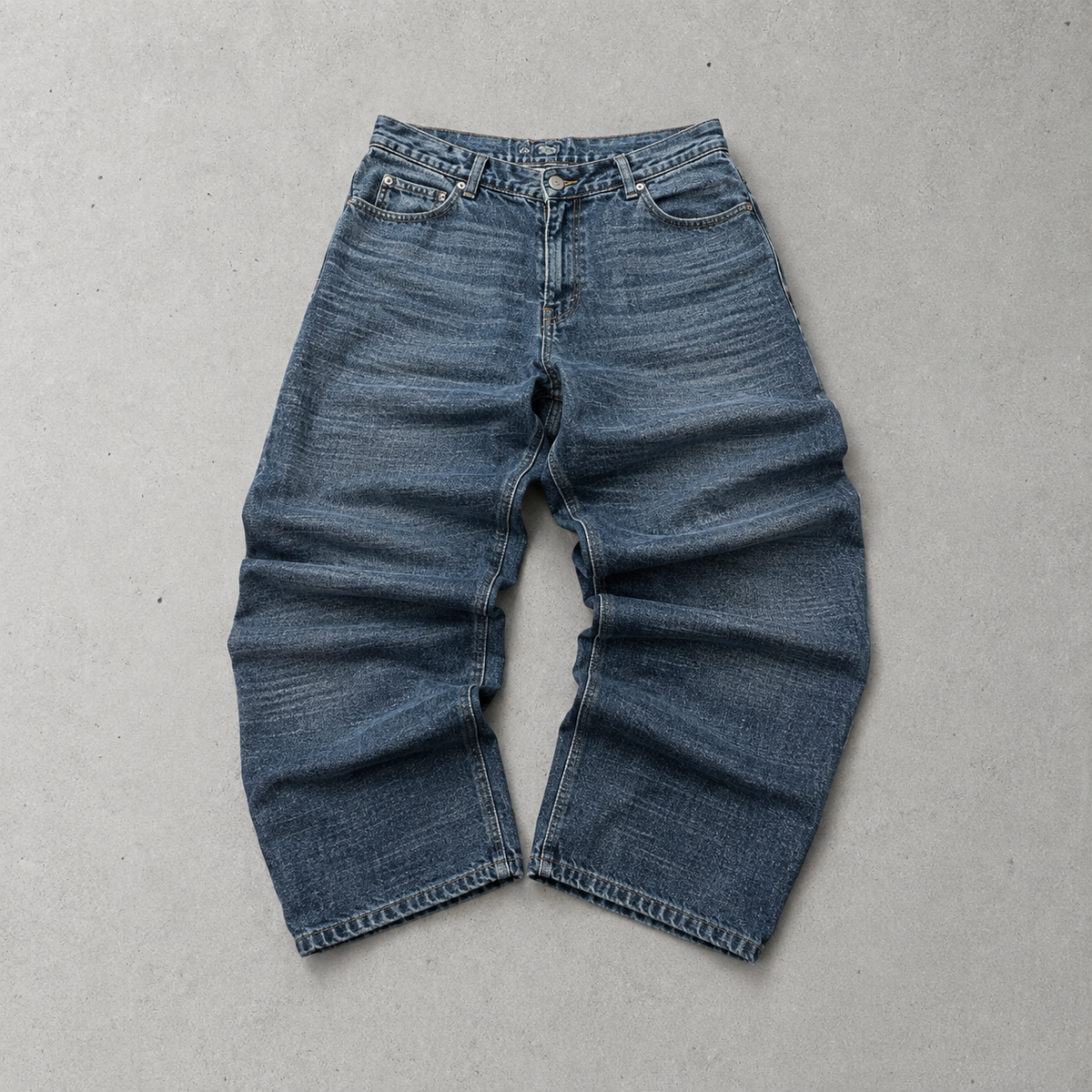 Vintage Armani Jeans Straight Fit Jeans Blau Limited (S)