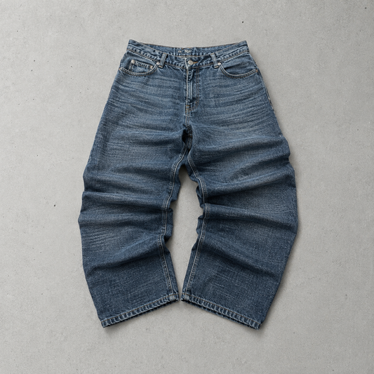 Vintage Armani Jeans Straight Fit Jeans Blau Limited (S)