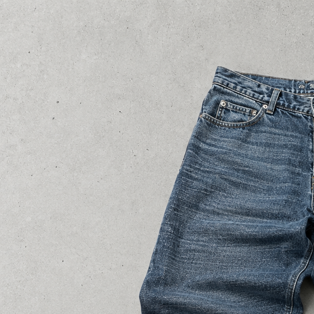 Vintage Armani Jeans Straight Fit Jeans Blau Limited (S)