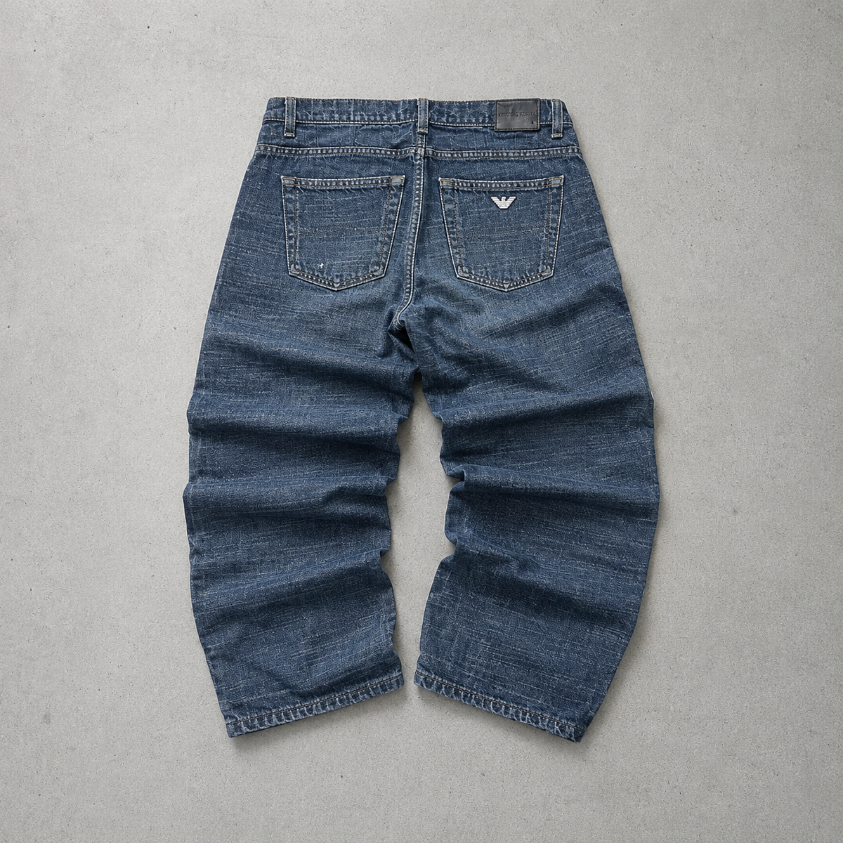 Vintage Armani Jeans Straight Fit Jeans Blau Limited (S)