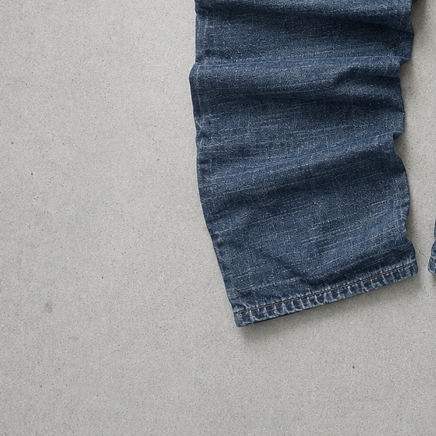 Vintage Armani Jeans Straight Fit Jeans Blau Limited (S)