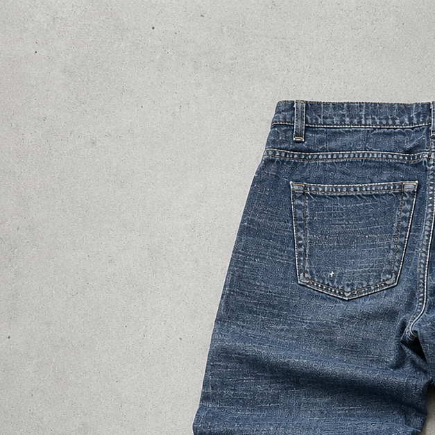 Vintage Armani Jeans Straight Fit Jeans Blau Limited (S)