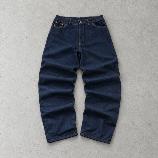 Y2K Armani Jeans Straight Fit Jeans Navy Limited (W34 | DE 50)