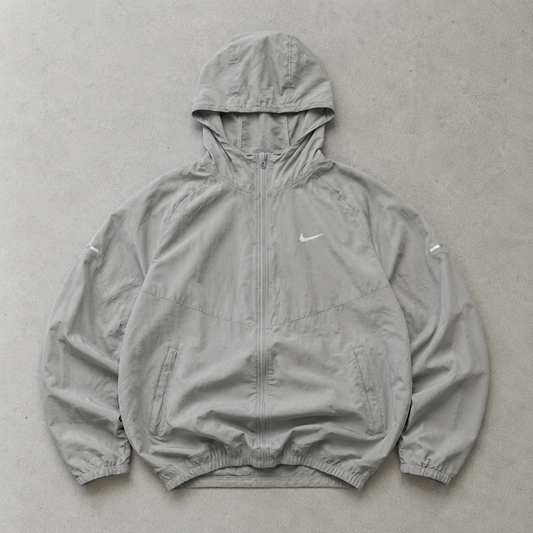 Nike Windbreaker Grau Limited (L) Stitched Logo