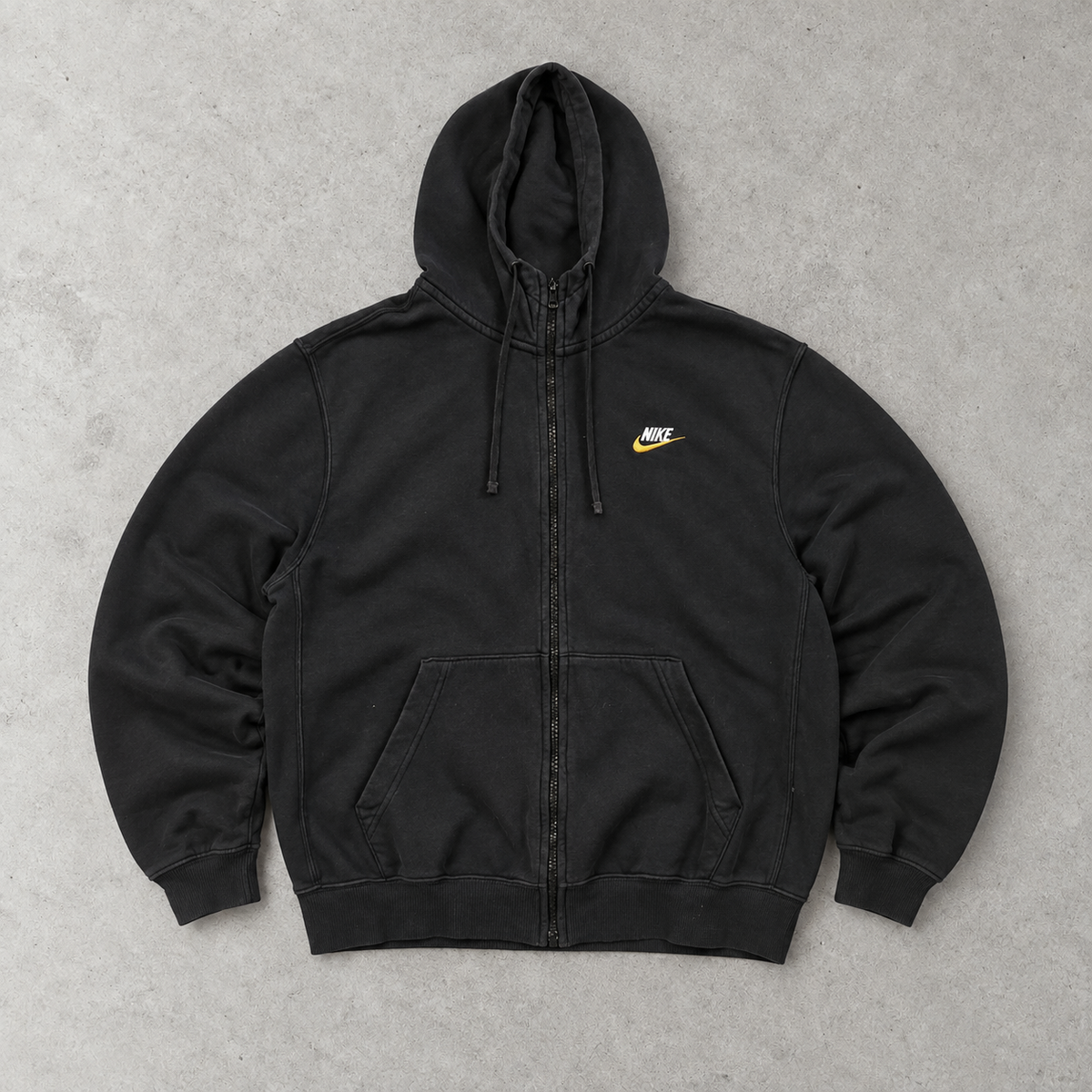 Nike Tracksuit Black Rare Stitched Logo (L)