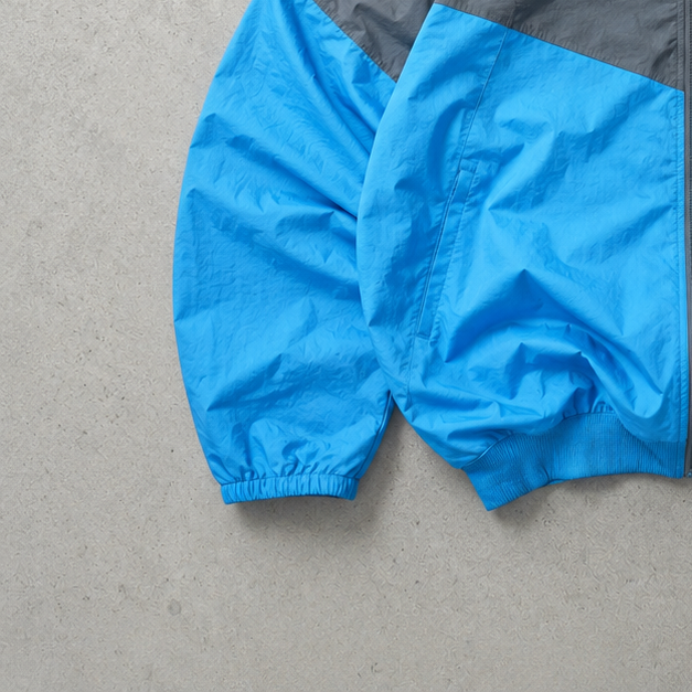 Nike Jacket Grey, Blue Rare (Size L)