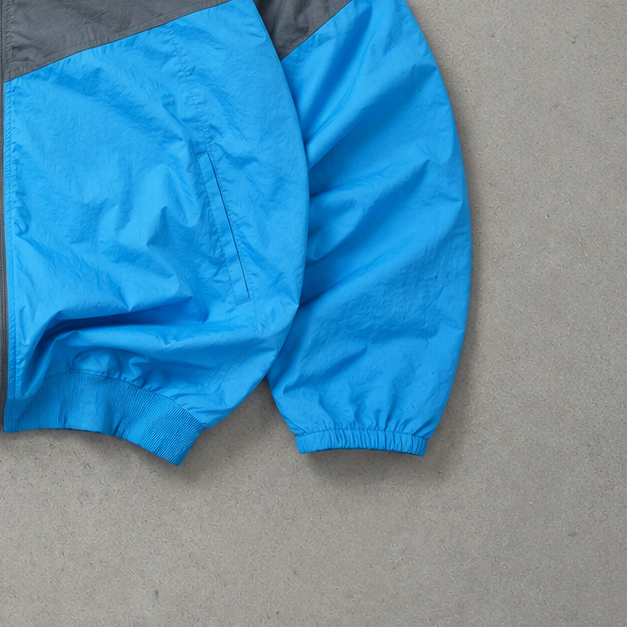 Nike Jacket Grey, Blue Rare (Size L)