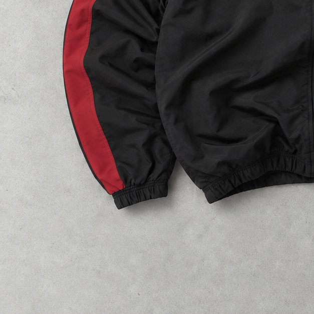 98 Adidas Track Jacket Black/Red Rare (S)