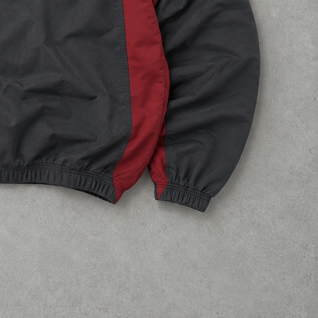 98 Adidas Track Jacket Black/Red Rare (S)