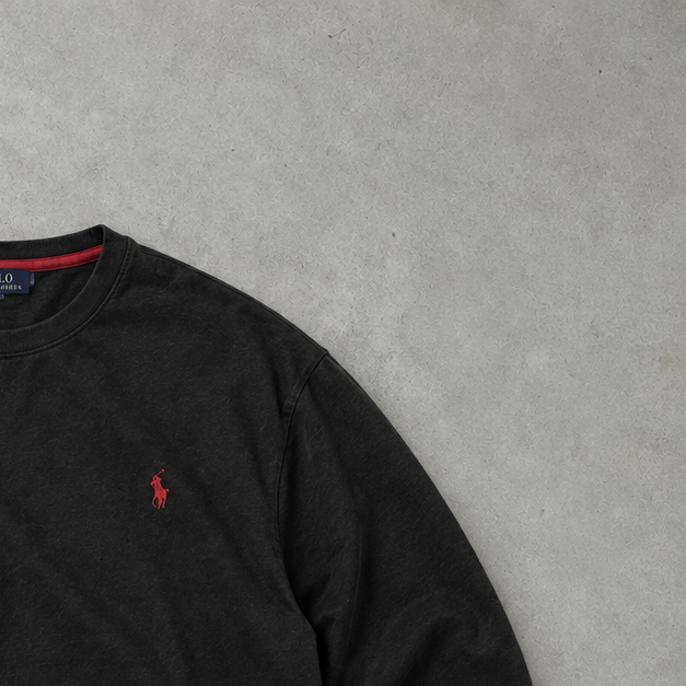 Polo Ralph Lauren Sweater Schwarz Limited (XXL) Stitched Logo