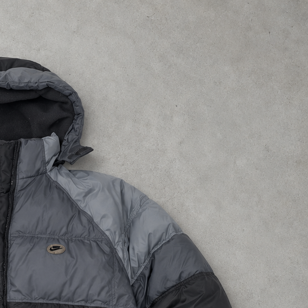 Seltene Nike-Jacke aus den 90ern, Grau (S)