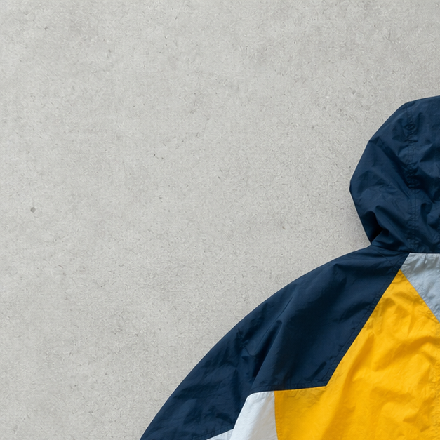 Retro Nike Windbreaker Black, Orange Rare (M)