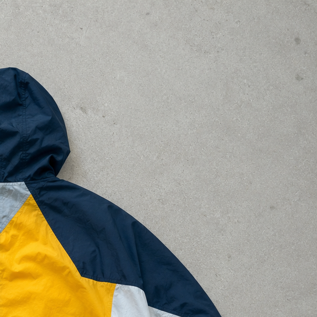 Retro Nike Windbreaker Black, Orange Rare (M)