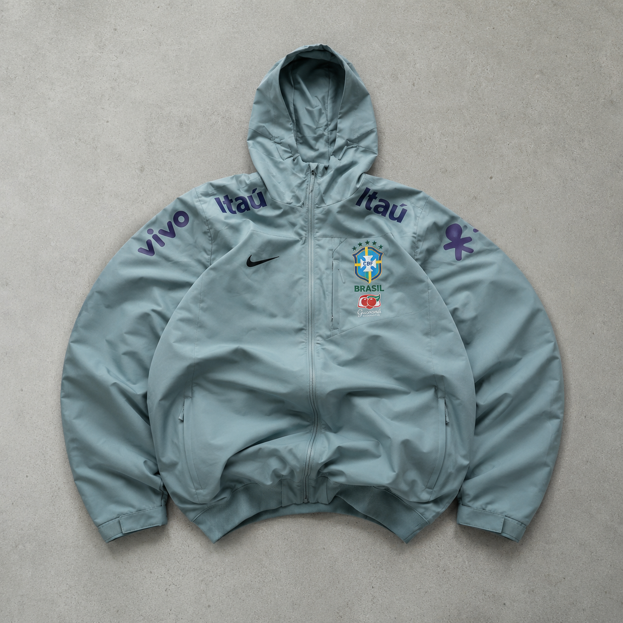 Brazil Nike Windbreaker Türkis Rare (Size L)