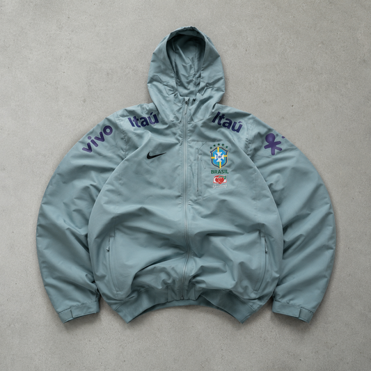 Brazil Nike Windbreaker Türkis Rare (Size L)