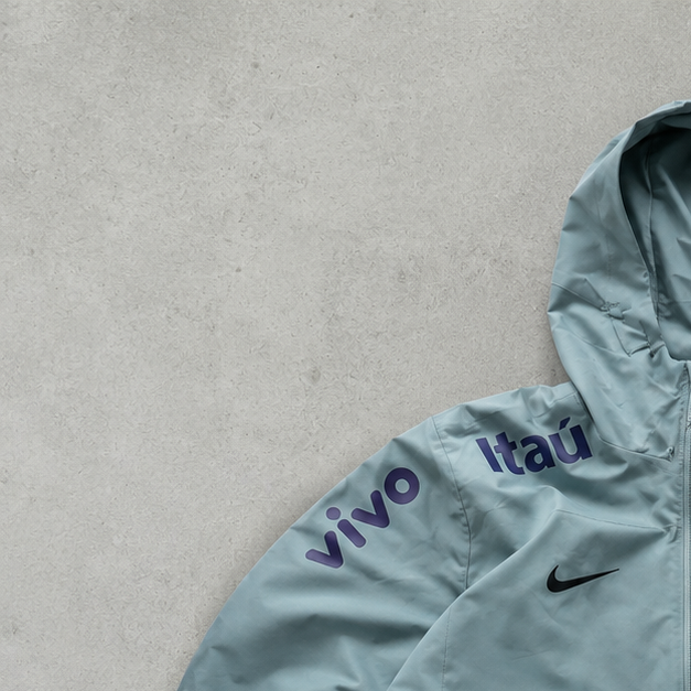 Brazil Nike Windbreaker Türkis Rare (Size L)