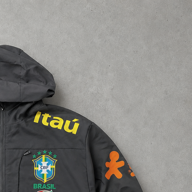 Brasilien Nike Jacket Schwarz Limited (Size L)