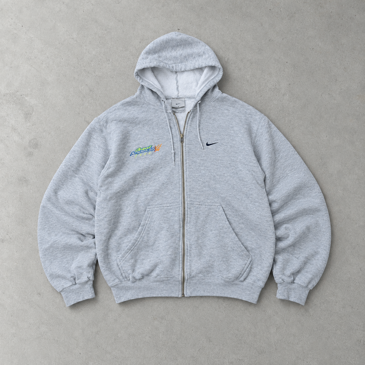 Y2K Nike Hoodie Grau Rare (M)