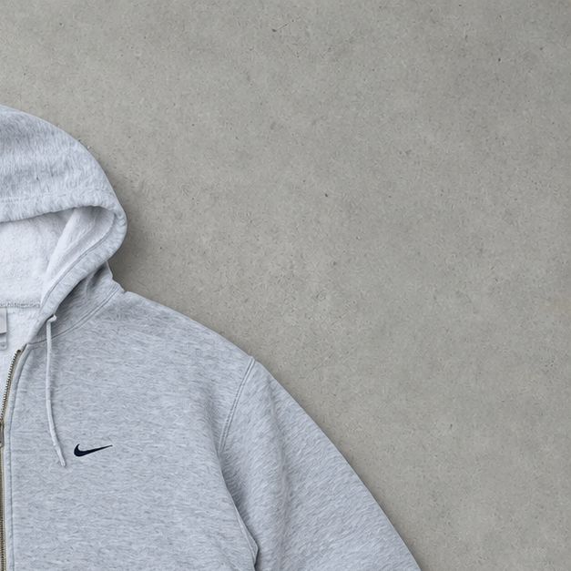 Y2K Nike Hoodie Grau Rare (M)