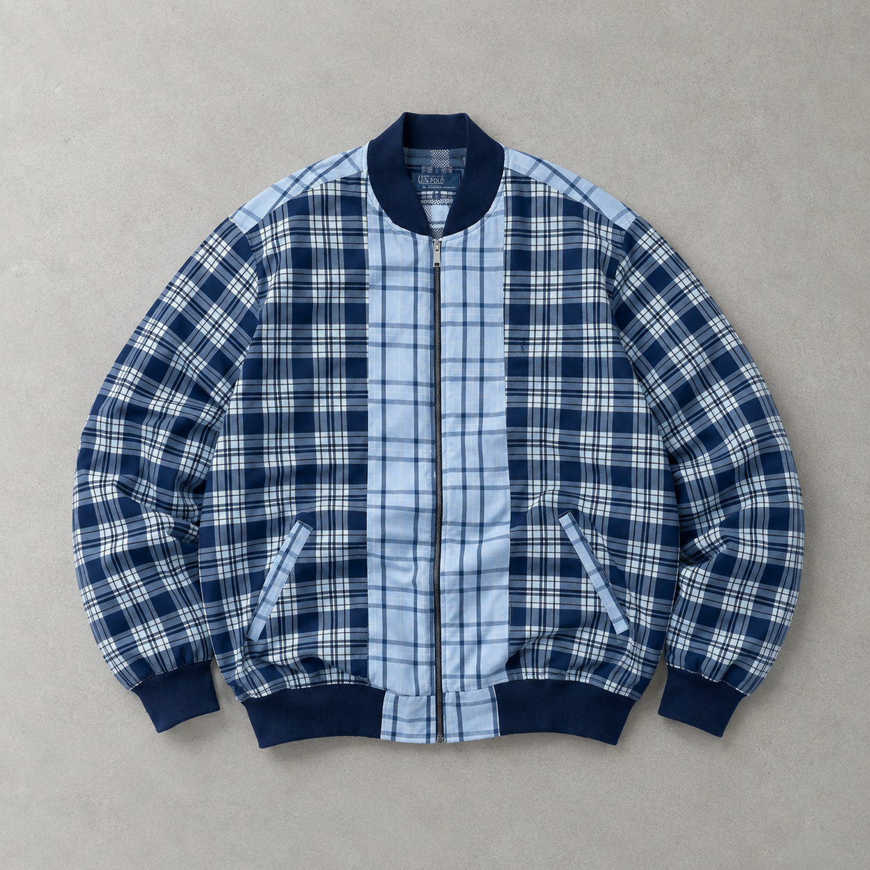 Ralph Lauren Harrington Jacket Blau, Weiß Limited (XL)