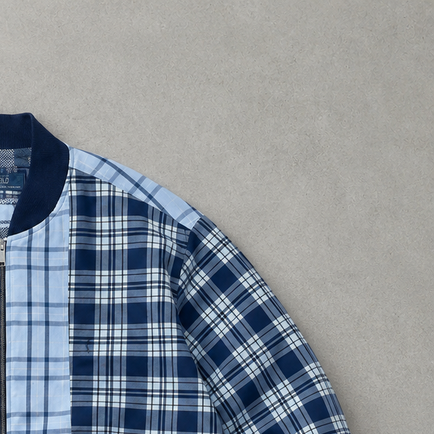 Ralph Lauren Harrington Jacket Blau, Weiß Limited (XL)
