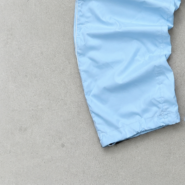 90s Y2K 2000 Nike Track Pants Weiß, Hellblau Limited (M)