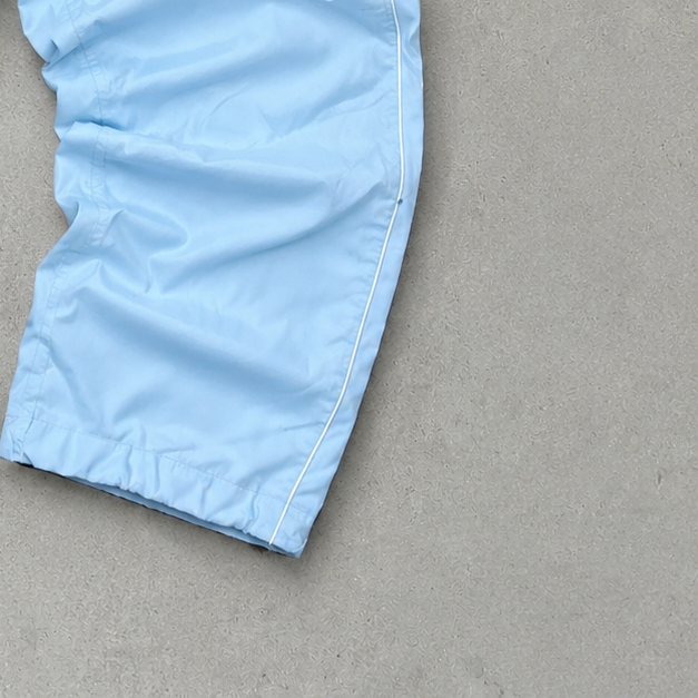 90s Y2K 2000 Nike Track Pants Weiß, Hellblau Limited (M)