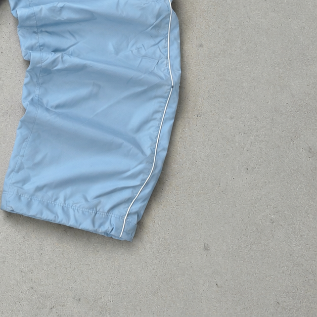 90s Y2K 2000 Nike Track Pants Weiß, Hellblau Limited (M)