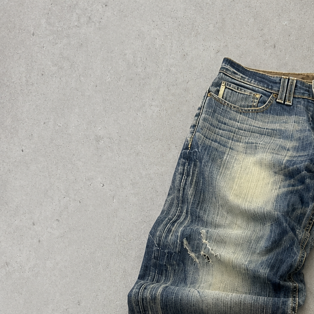 Y2K Armani Exchange Bootcut Jeans Blue Rare (M)