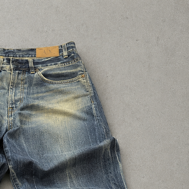 Y2K Armani Exchange Bootcut Jeans Blue Rare (M)